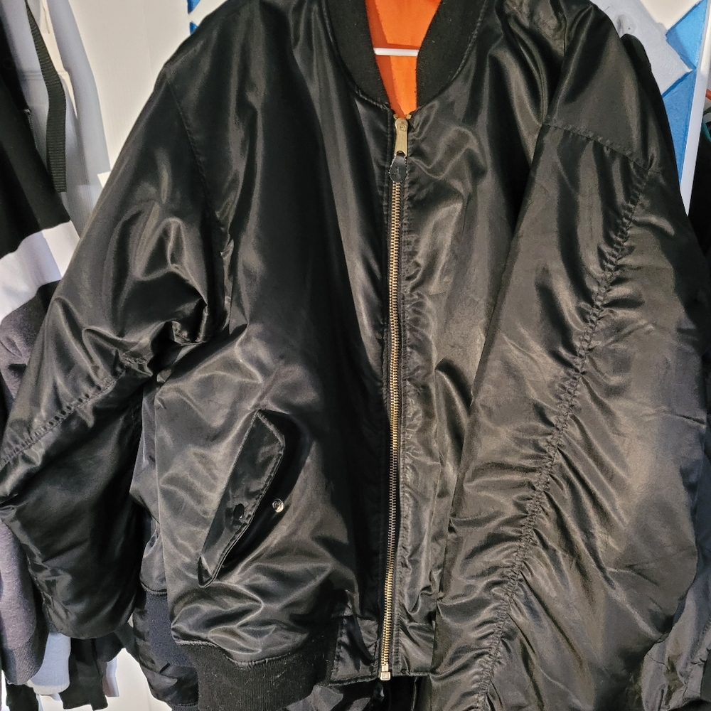 MA-1 oversized bomber jacket